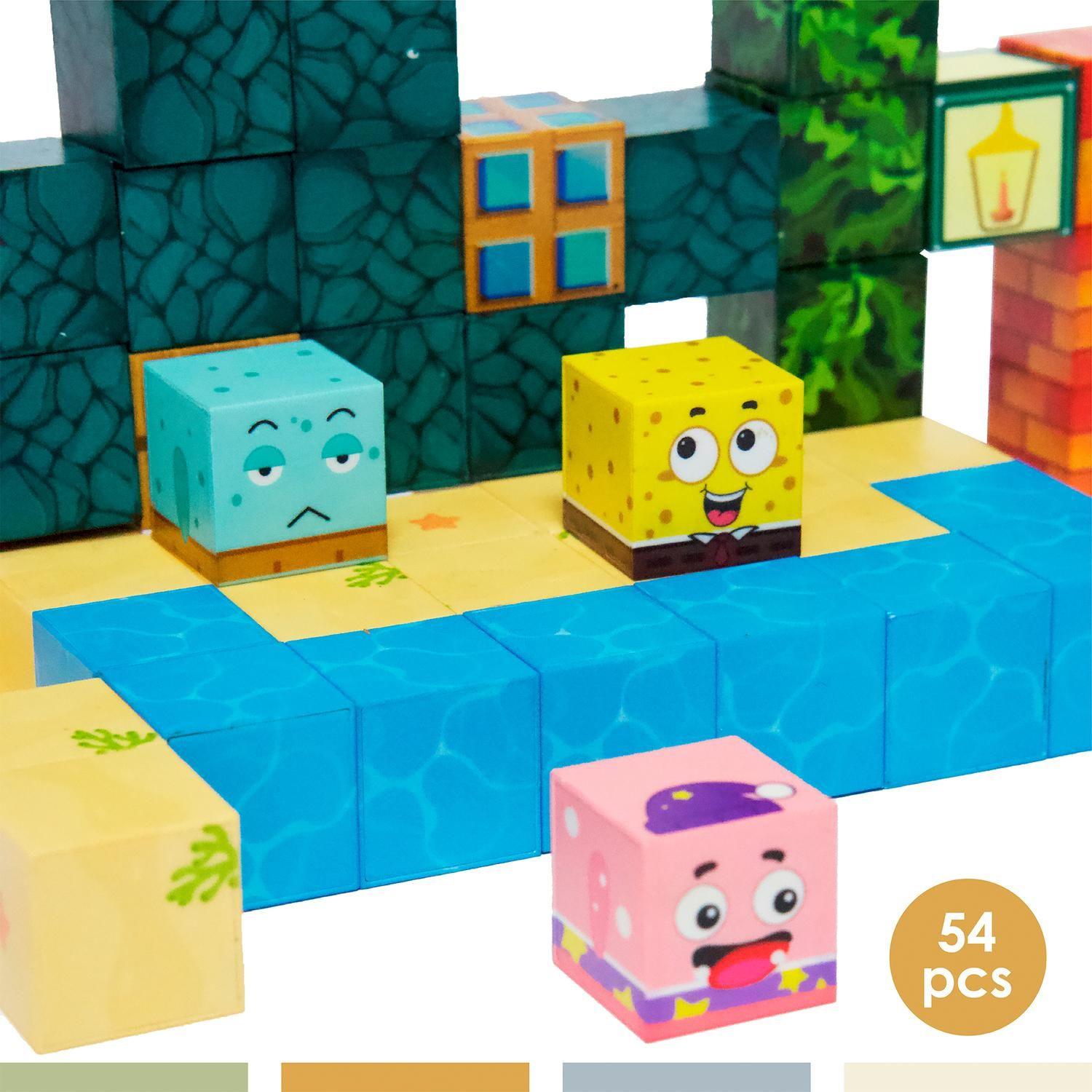 Juego Bloques Magnéticos 54pcs MineBlocks Bob Marino Bandú-3