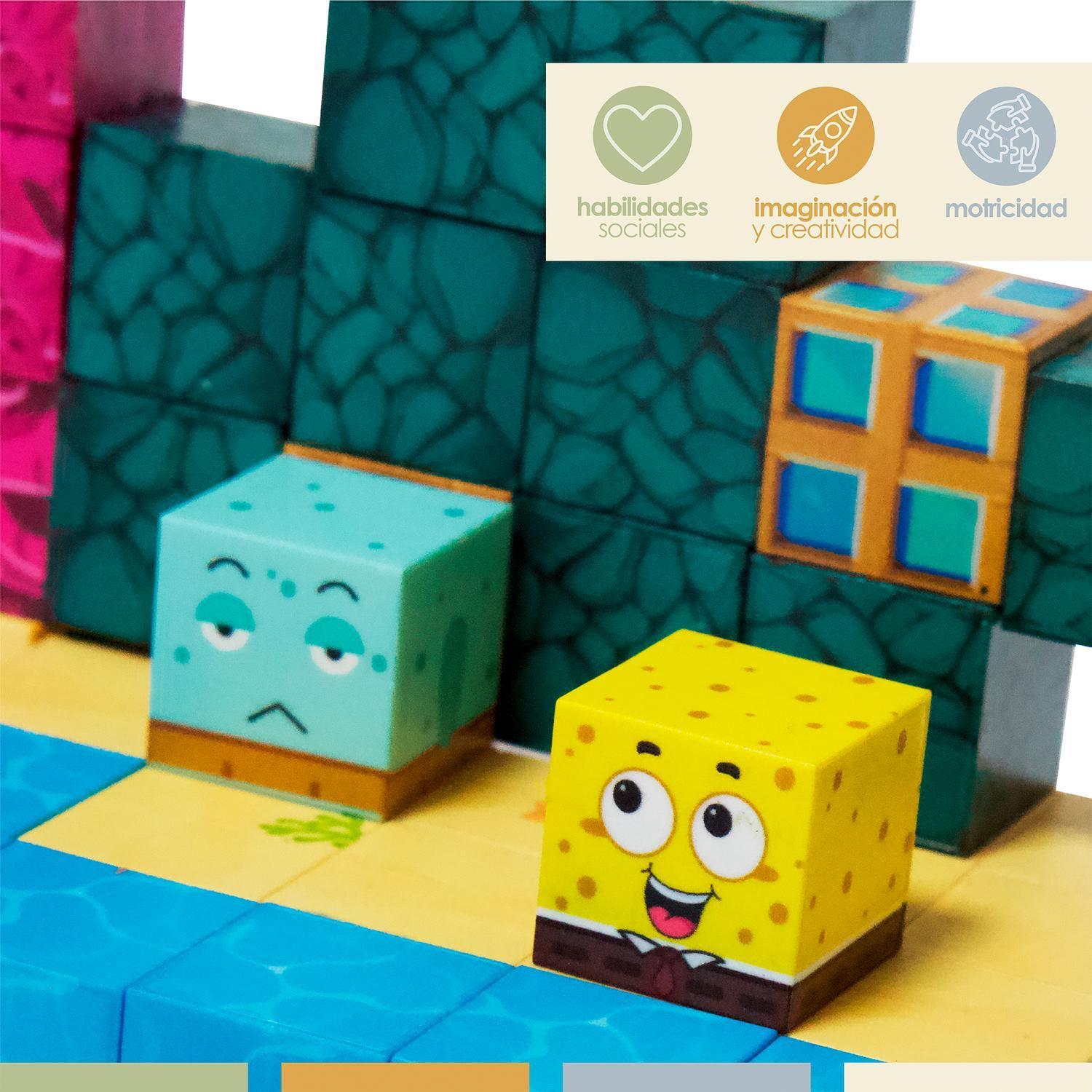 Juego Bloques Magnéticos 54pcs MineBlocks Bob Marino Bandú-5