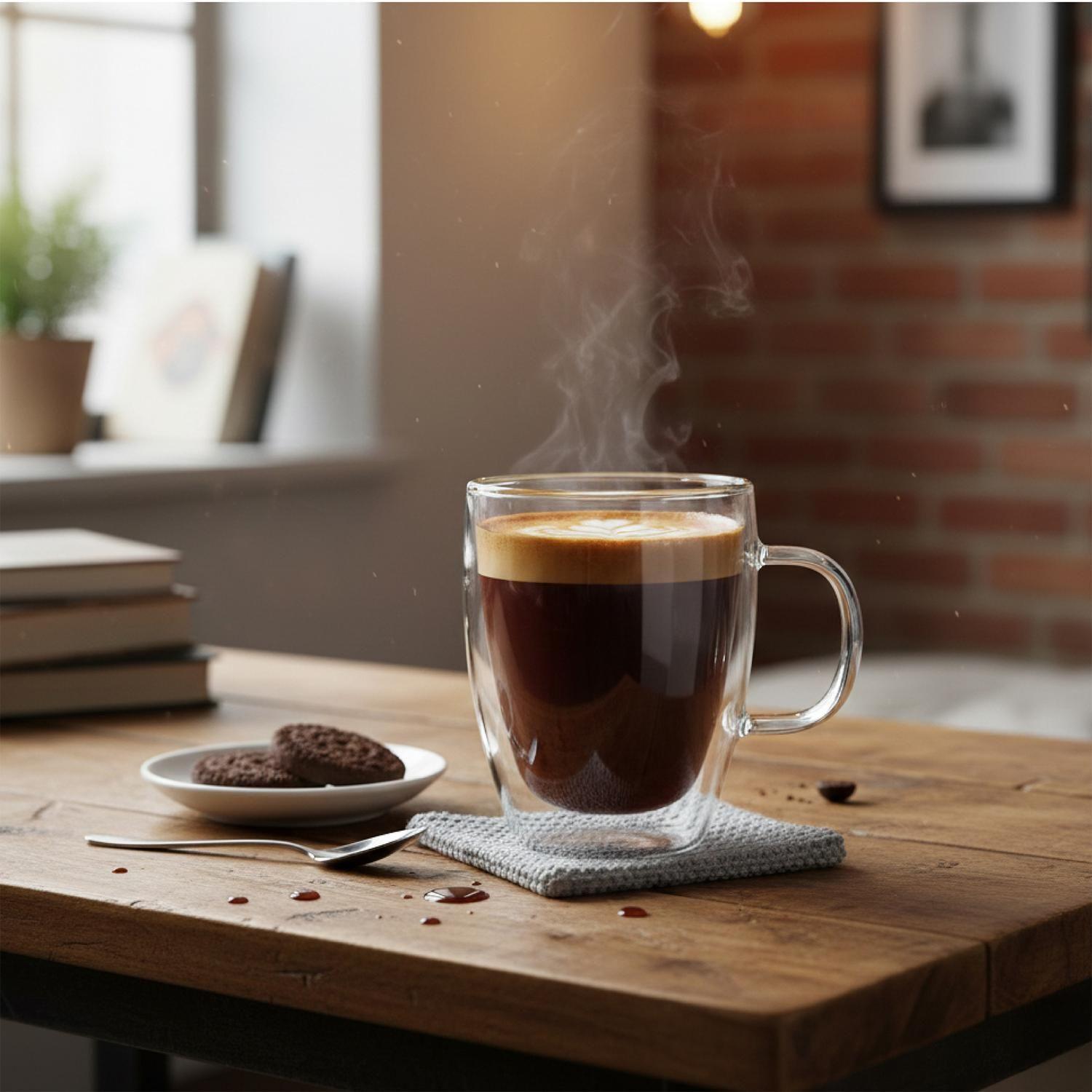 Taza de Vidrio Doble Pared 350 ml Simplit-3