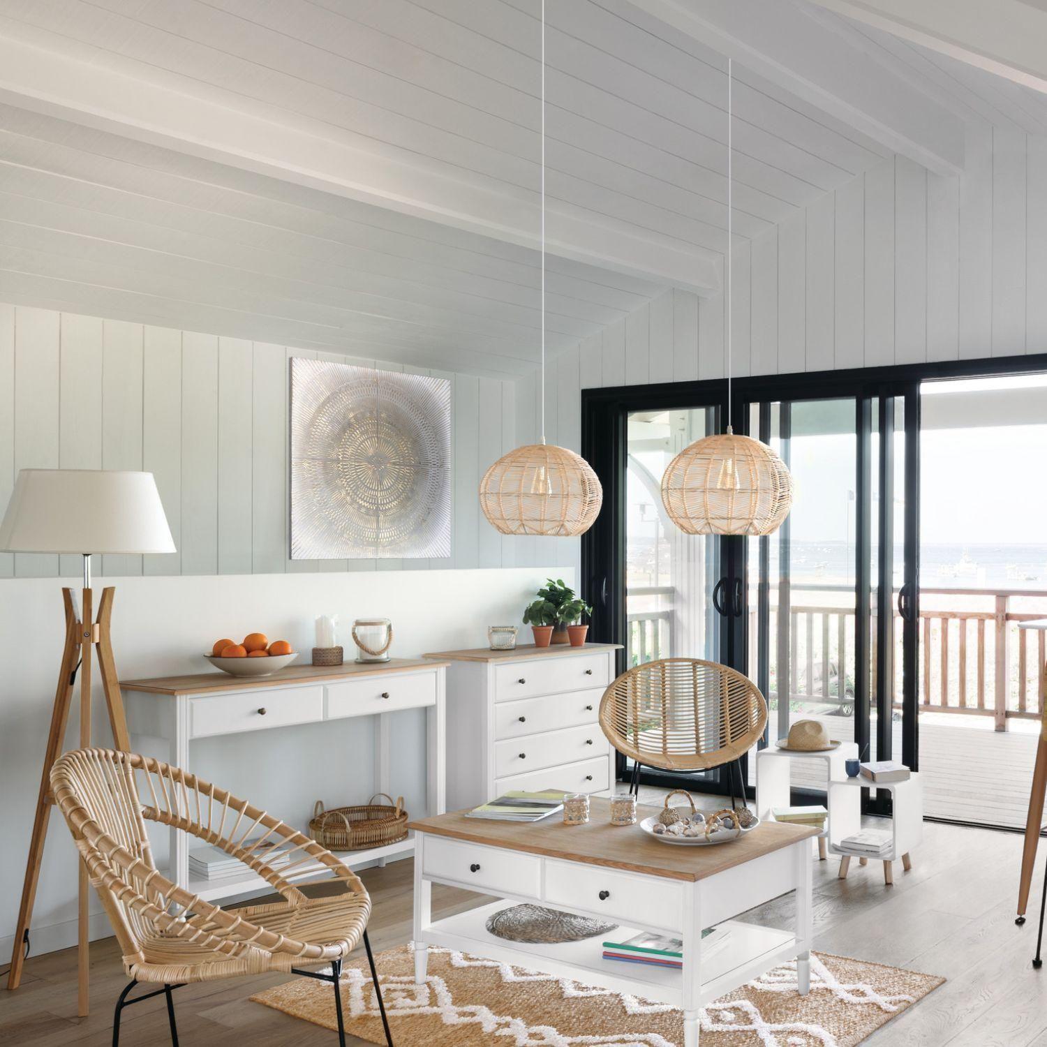Arrimo Solen Blanco 110x40x85,5 cm Atmosphera-3