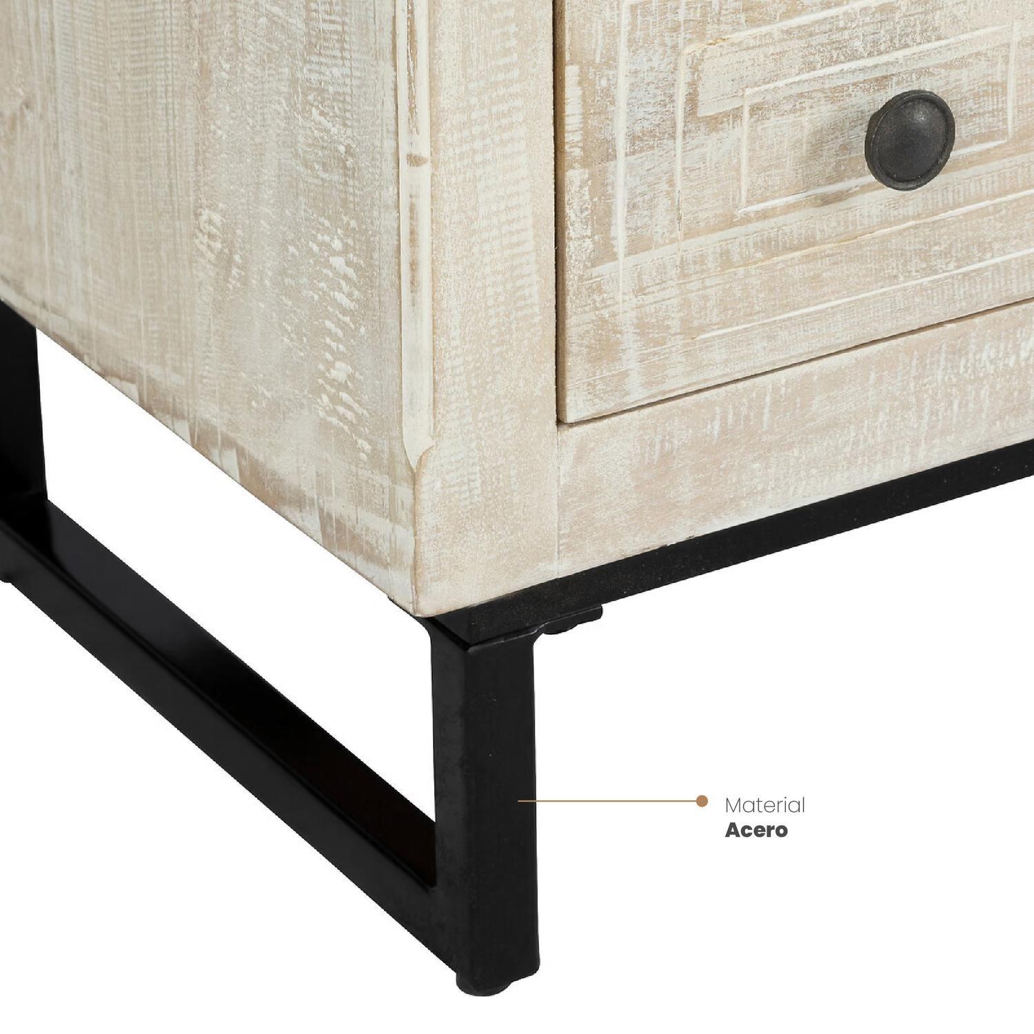 Cómoda 12 Cajones Madera tallada 127x40x94,5 cm Atmosphera-5