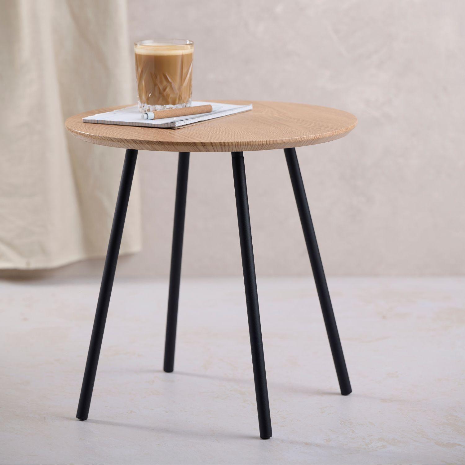 Mesa Lateral Mdf Con Lamina De Pvc 55*45 cm DAY-2