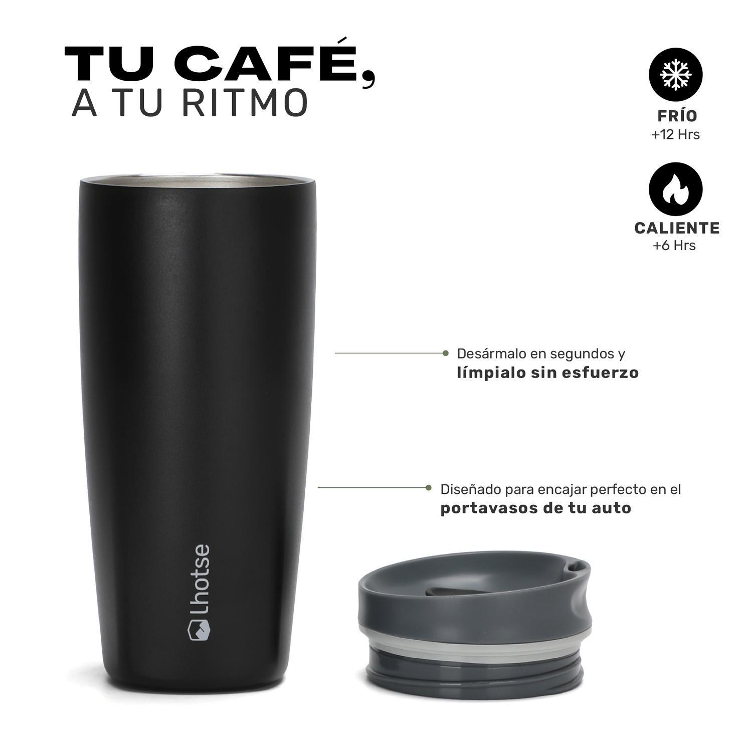 Vaso Mug Térmico Agua Café Termicup 590 ml Acero Inox Lhotse-4