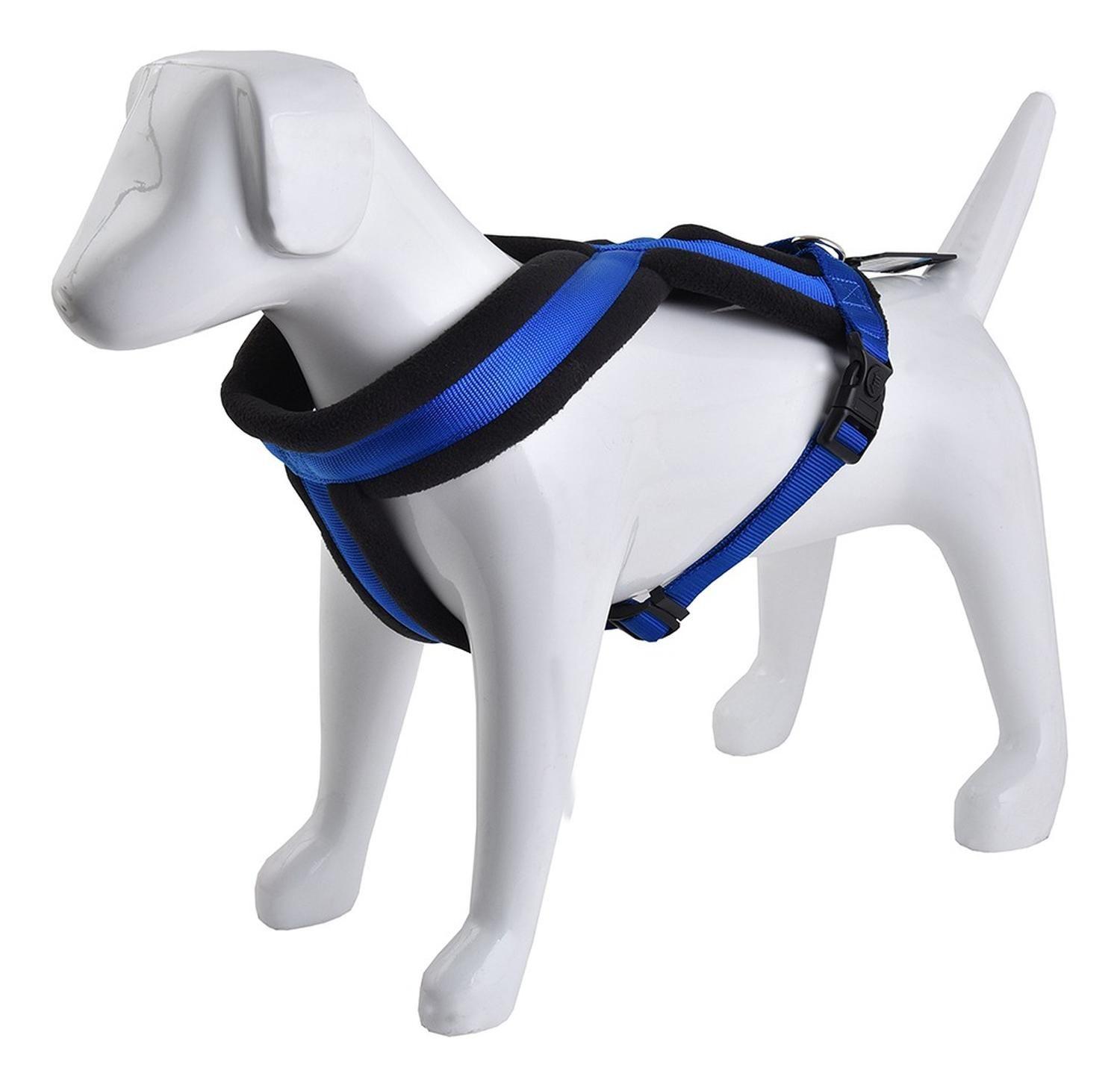 Arnés Cruzado Acolchado Talla XS Azul Perros Mascan-2