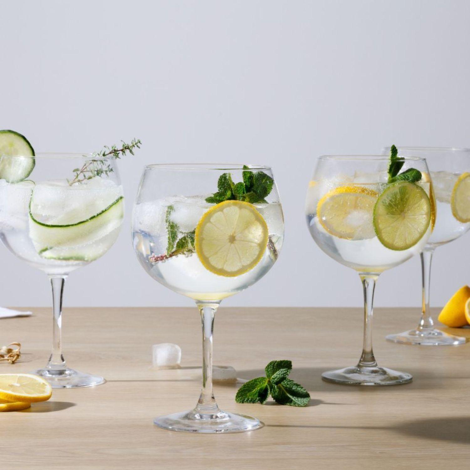 Set de Copas de Gin para Cócteles Vidrio 700 ml Secret De Gourmet-5