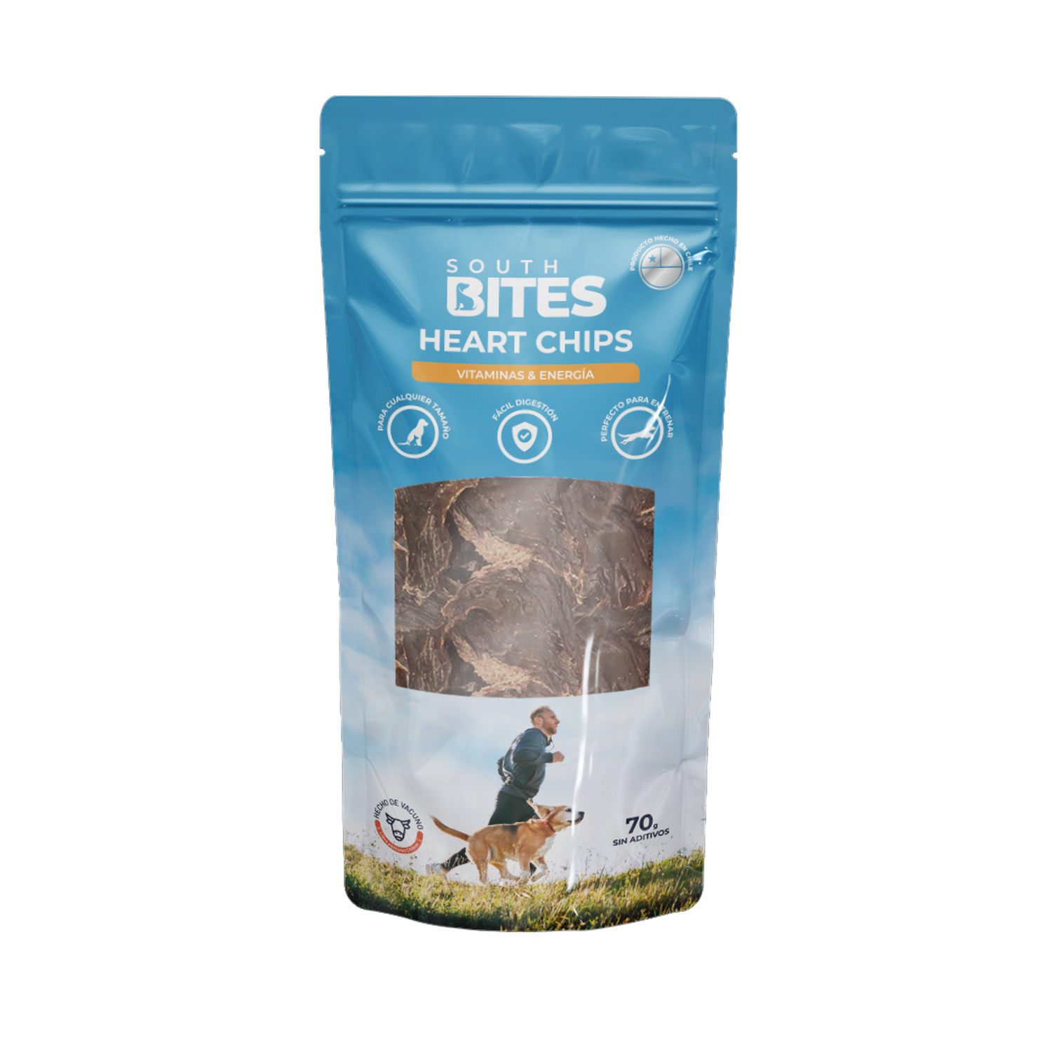 Pack Snack Perros 2 Heart Chips + 2 Protein Cubes-2