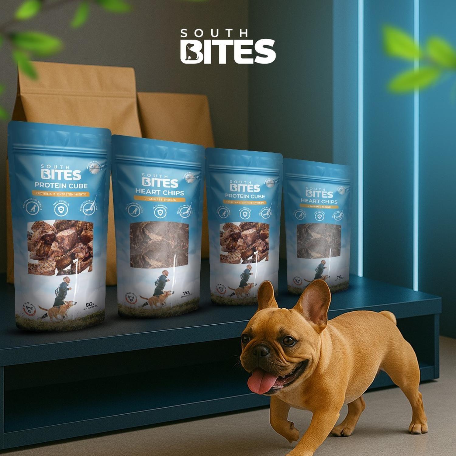 Pack Snack Perros 2 Heart Chips + 2 Protein Cubes-3