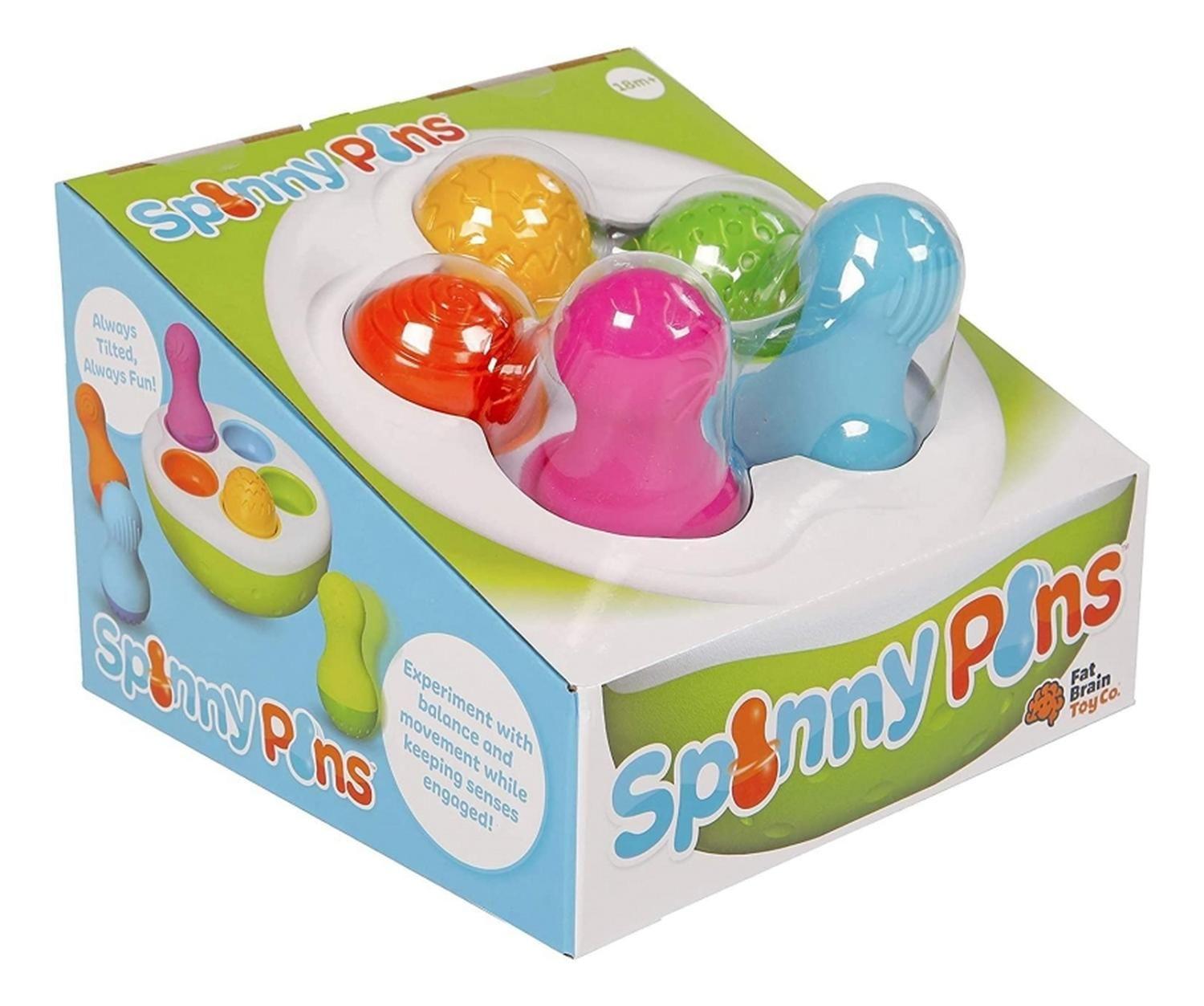 Spinnypins Palitroques Encaje Con Sonido FatBrain Toys-1