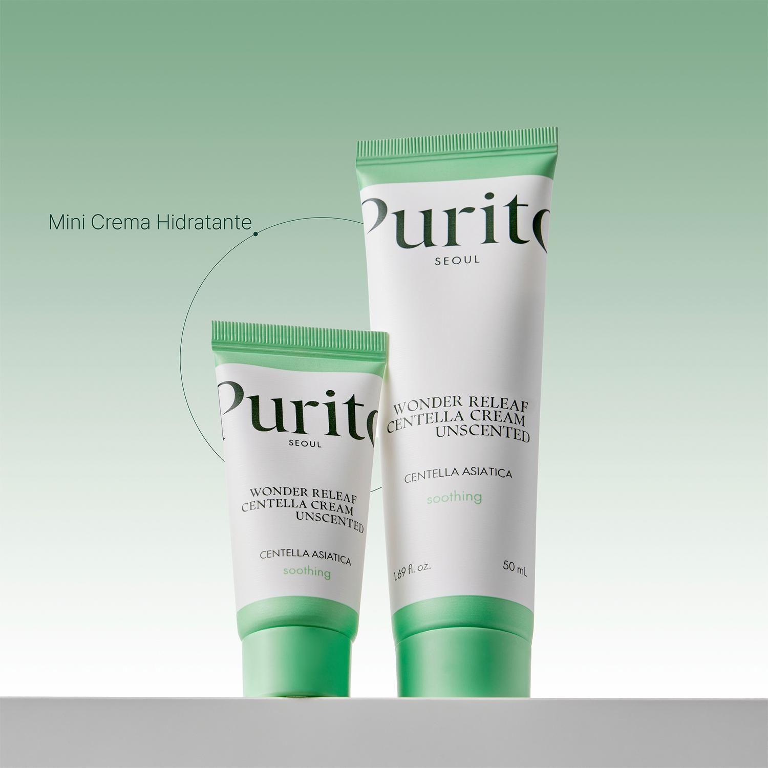 Mini Kit Viaje Centella 60ml Purito Wonder Releaf Sin Perfume-6