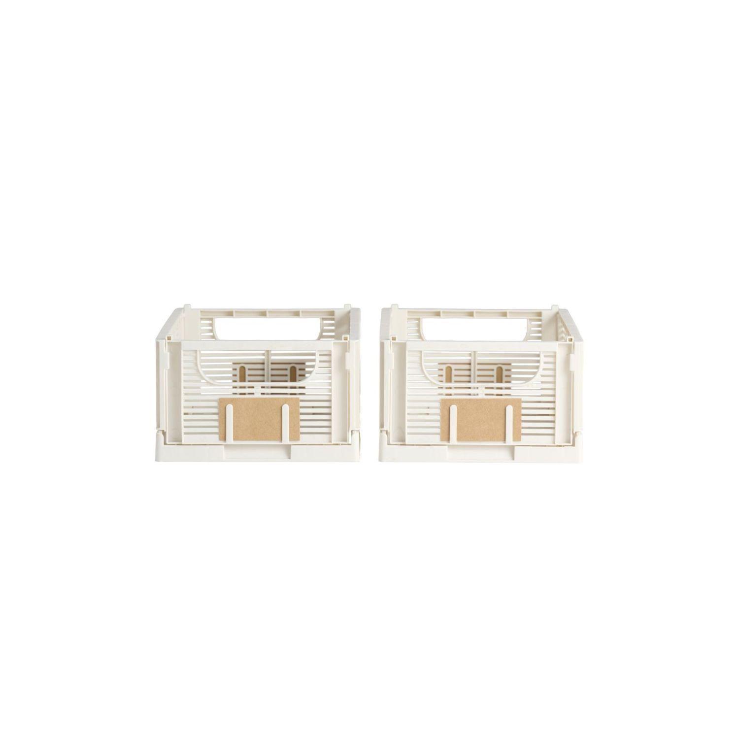 Set 2 Cajas De Almacenamiento Plegable 25 X 17 X10 cm DAY-1