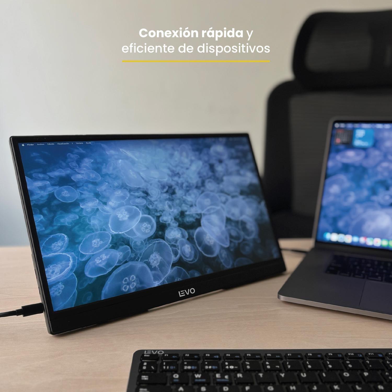 Pantalla Monitor Portátil 15.6 LED Full HD NexView LEVO-1