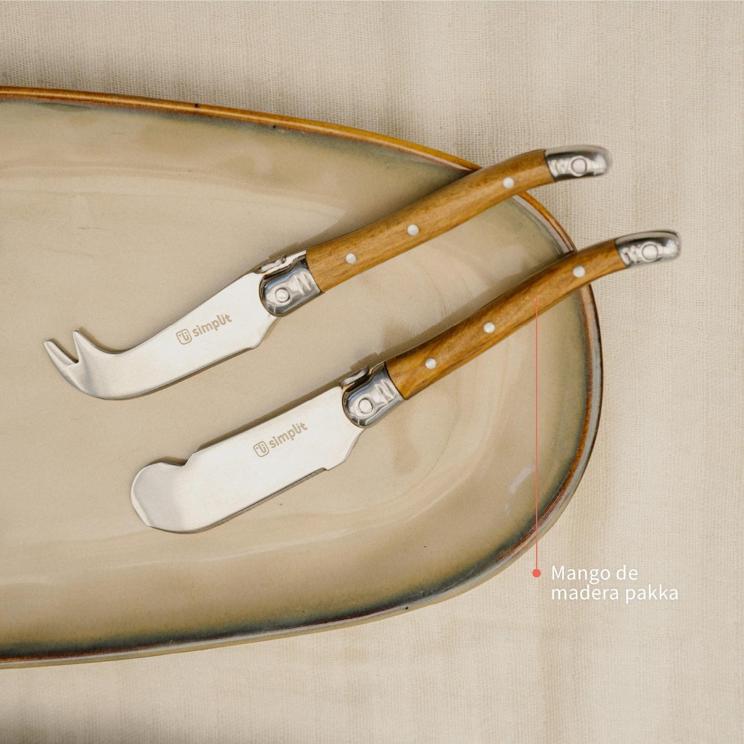 Set Cuchillos para Queso 4 pcs Provenza Simplit-4