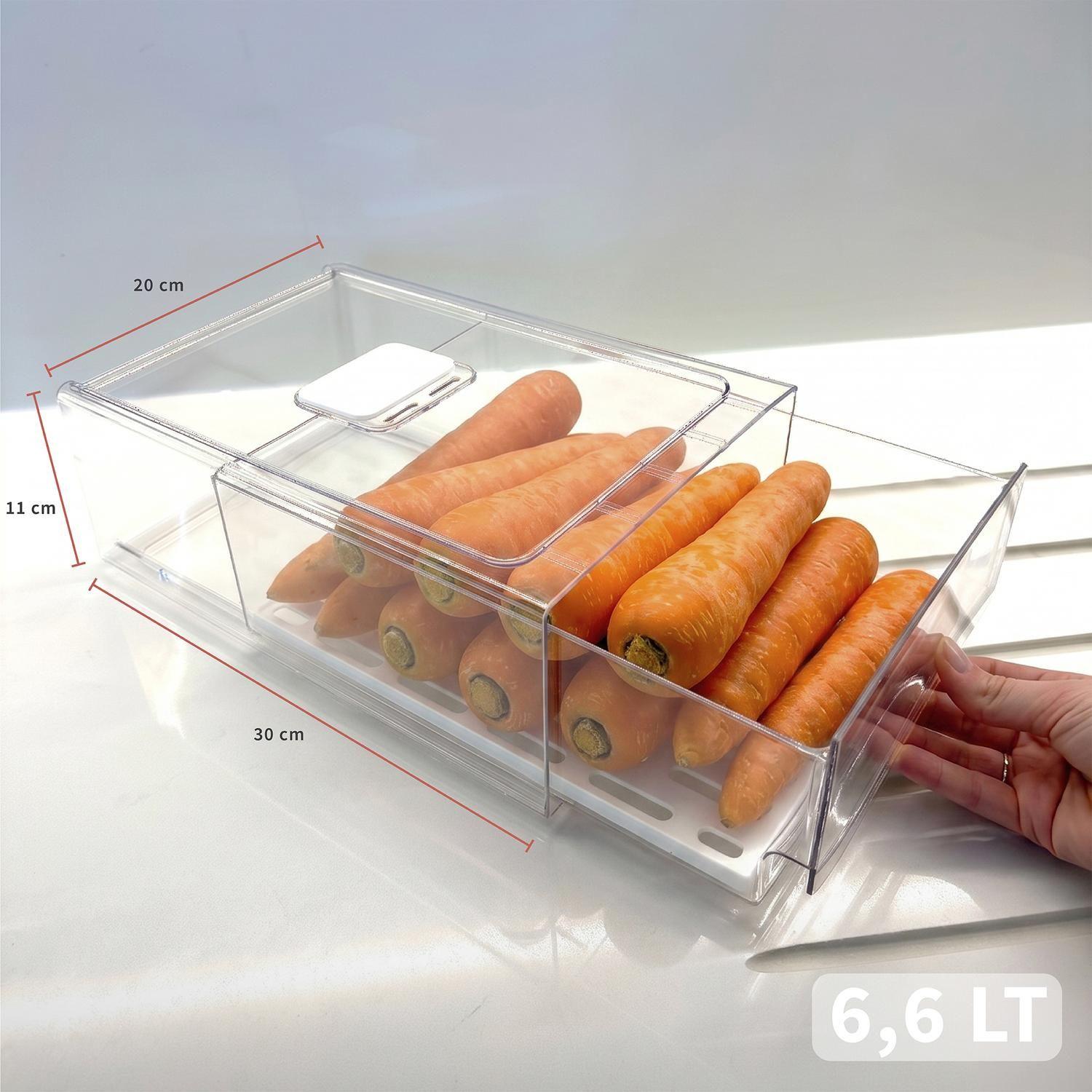 Pack Organizador Refrigerador Drenaje S + L Simplit-3