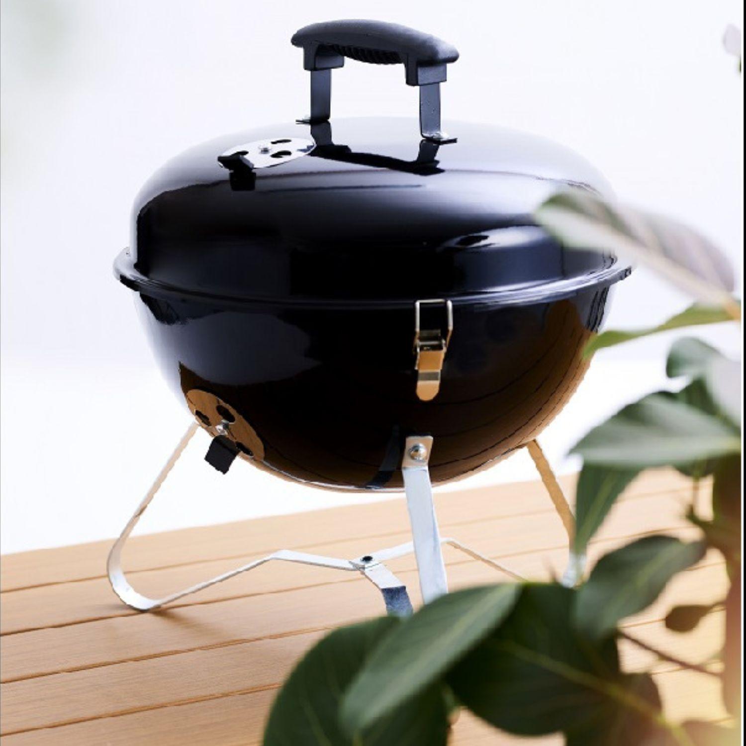 Mini Parrilla a Carbon 37x40 cm negra Dangrill-2