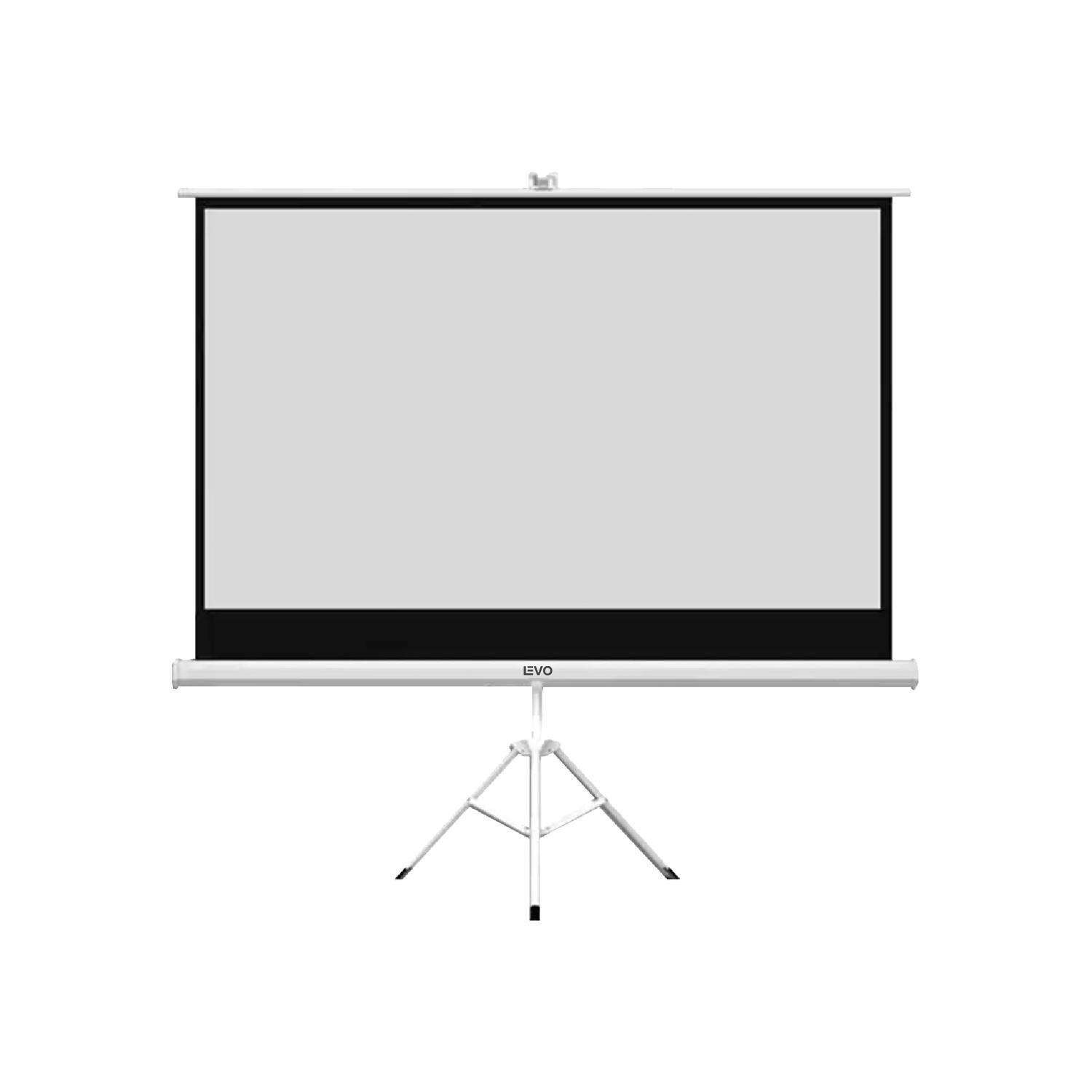 Proyector Portátil Nova 9000lm + Telón 100" LEVO-4
