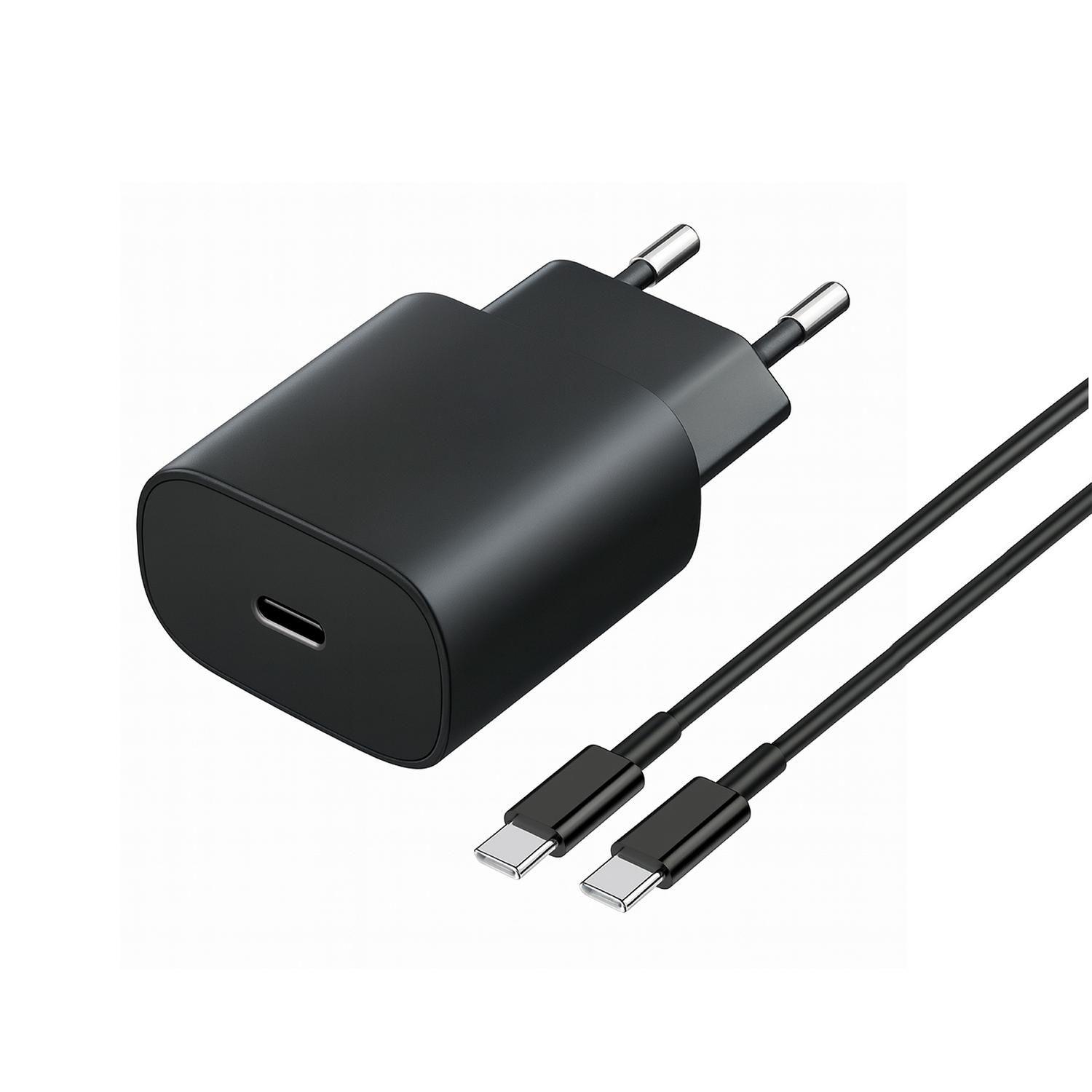 Cargador Super Rápido 25W + Cable De Carga Rápida 1Mt LEVO-0