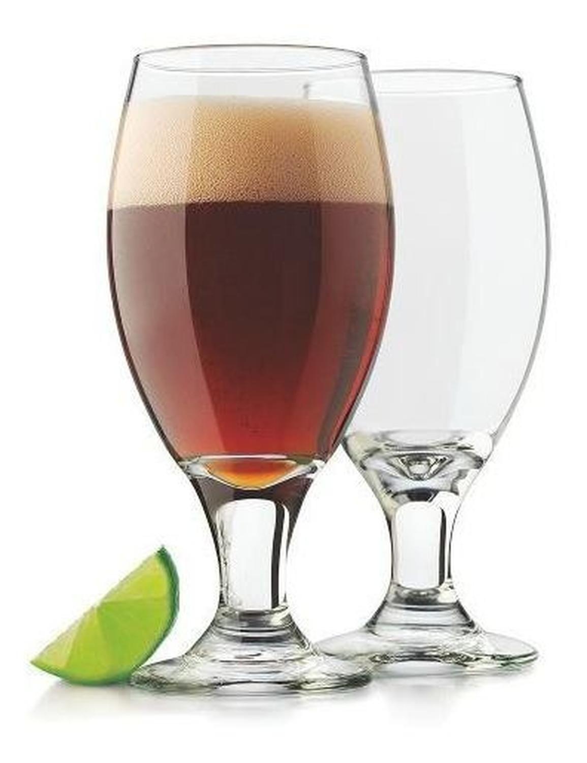 Set 6 Copas Cervecera Belgian Vidrio 436 Ml Libbey-0