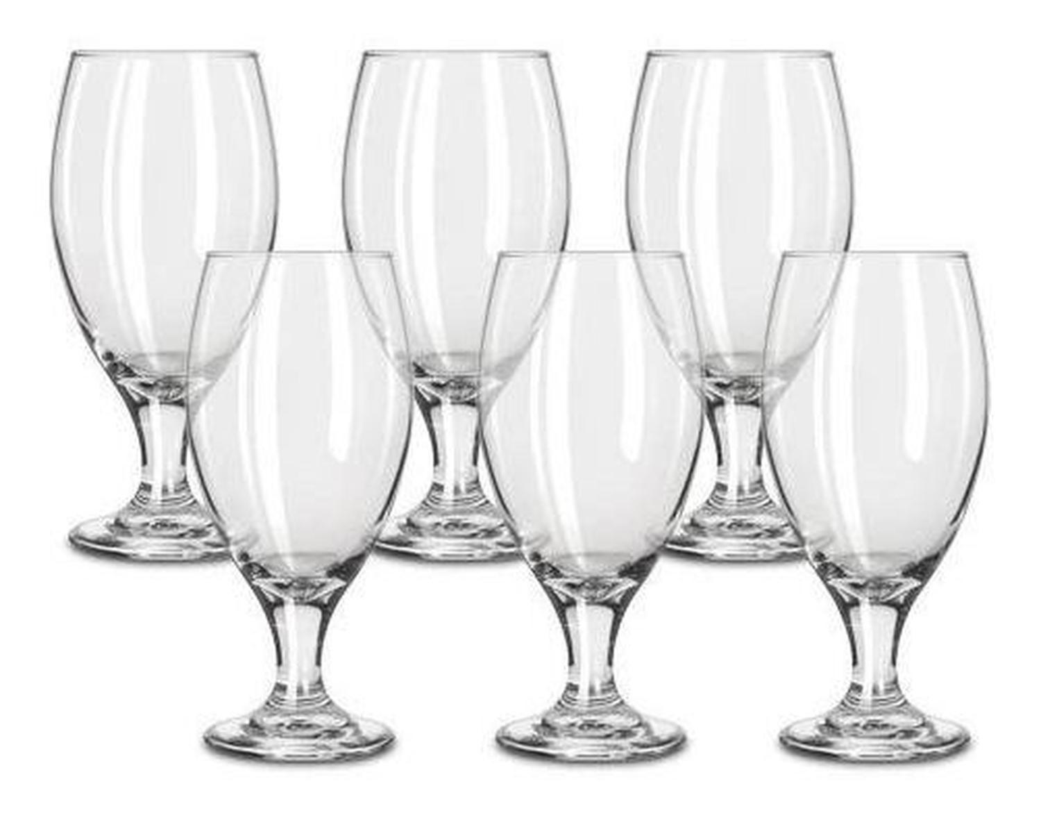 Set 6 Copas Cervecera Belgian Vidrio 436 Ml Libbey-2