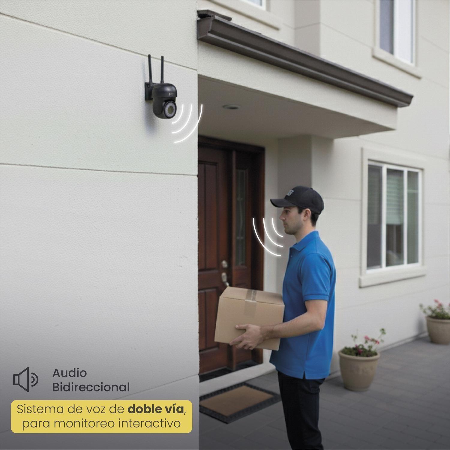 Pack 4x Cámara Seguridad Wifi 5G 2MP Guardpro X5 Negro LEVO-4