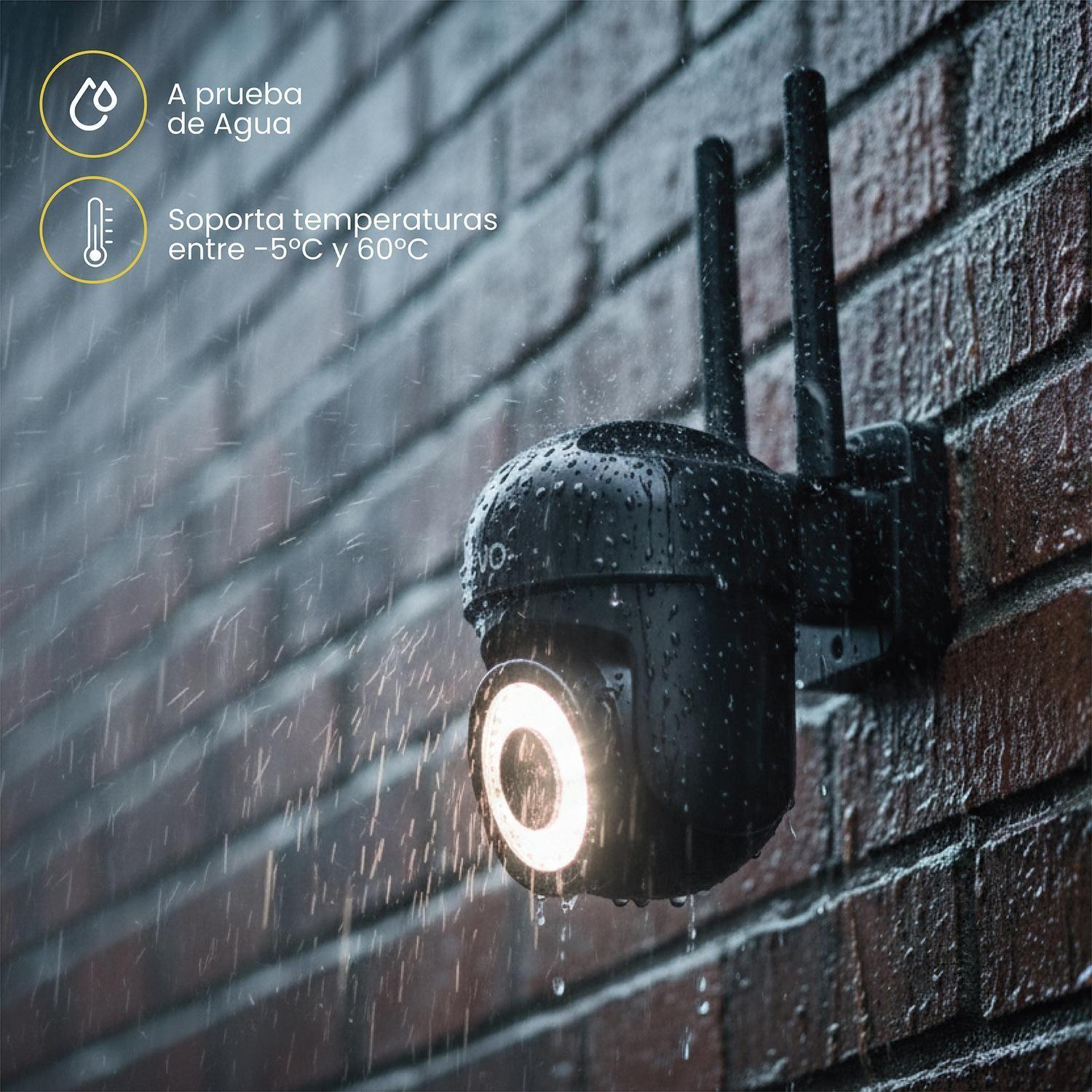 Pack 4x Cámara Seguridad Wifi 5G 2MP Guardpro X5 Negro LEVO-7