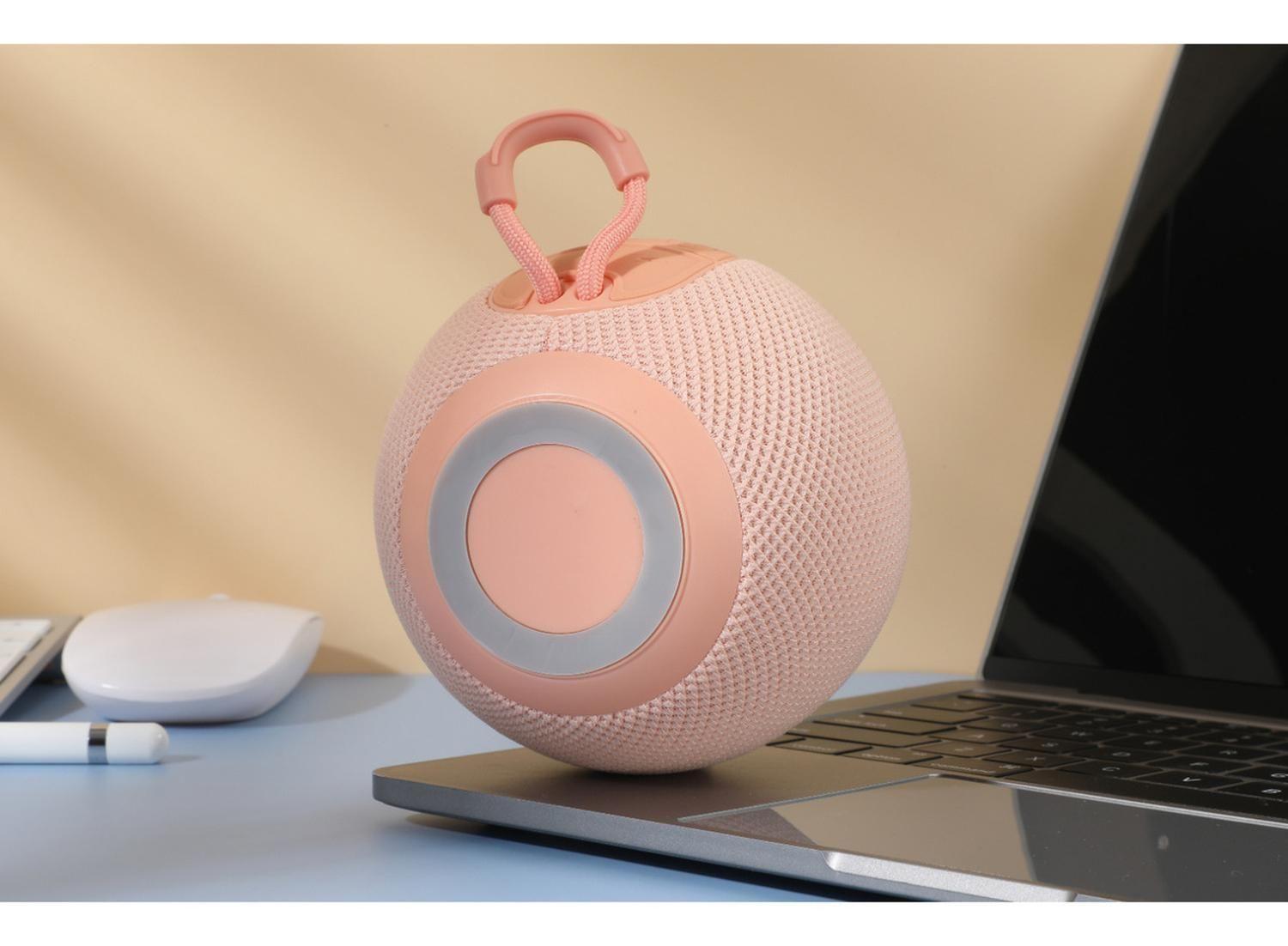 Parlante Portátil Bluetooth Lhotse Bounce Pink-2