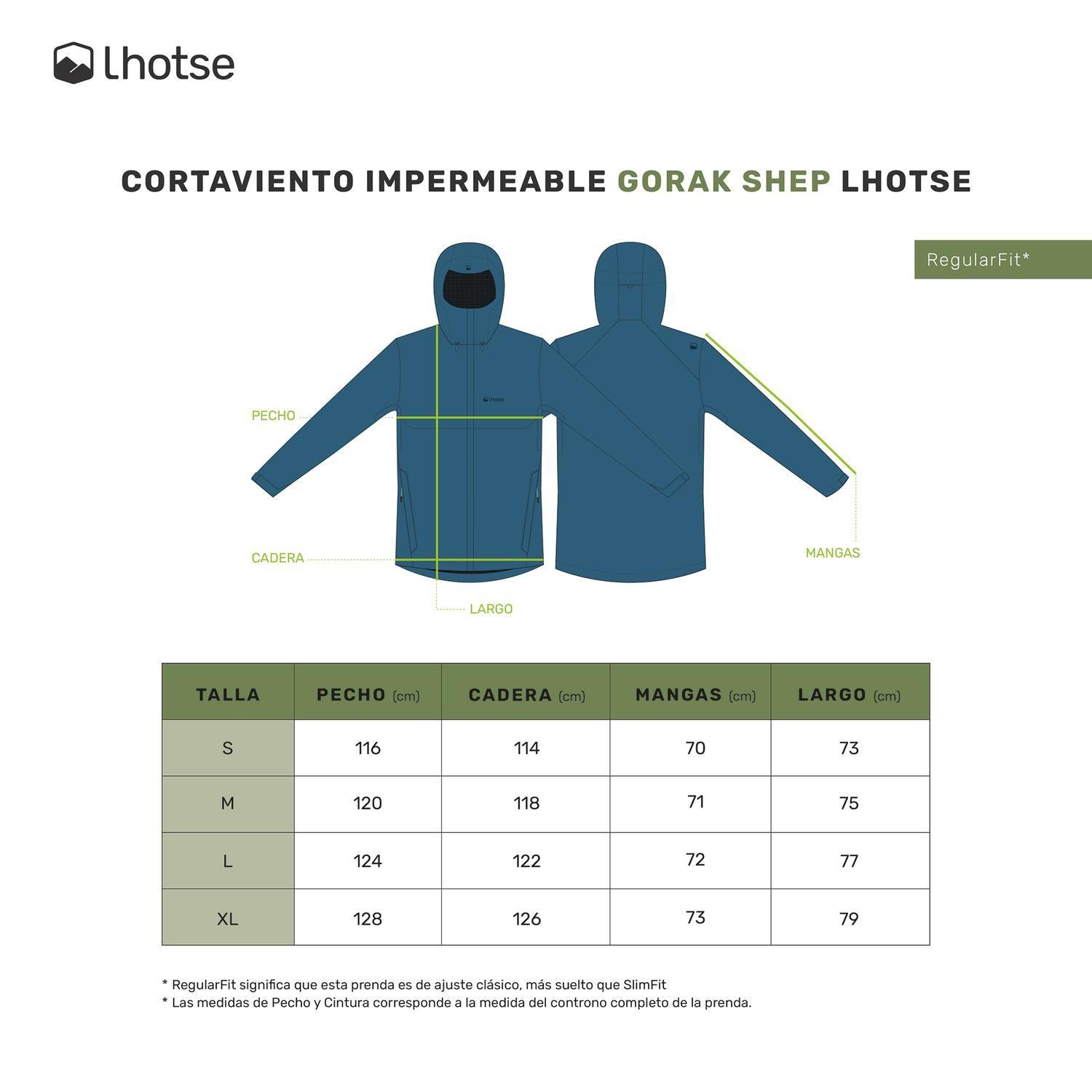 Cortaviento Impermeable Gorak Shep Lhotse-7