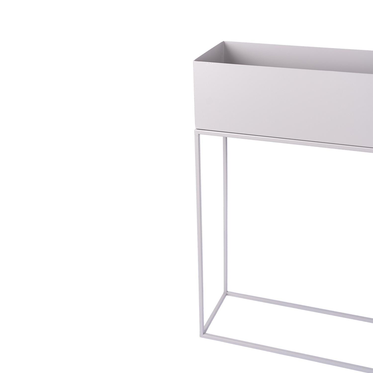 Macetero 55x20x70CM Metal Gris DAY-2