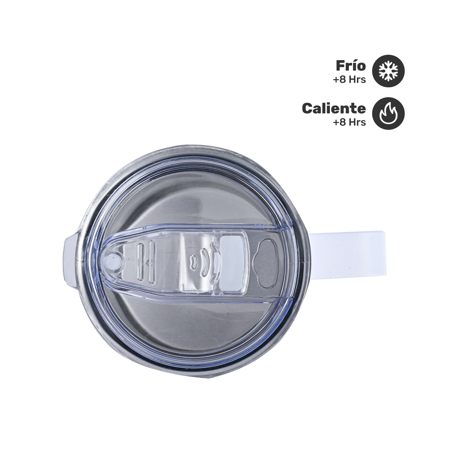Taza Térmica Insulada Camping 350ml White-2