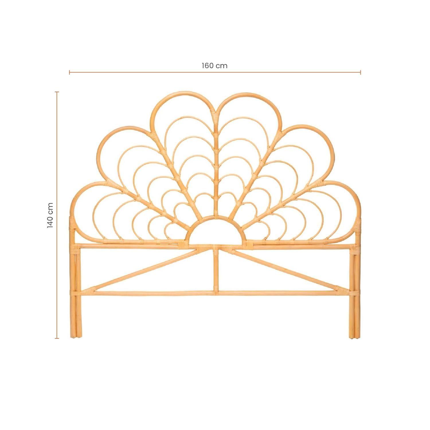 Set Respaldo 2 Plazas + Veladores Bambú Ratán Atmosphera-3