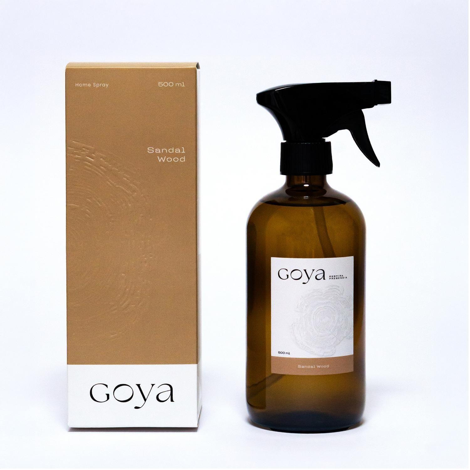 Pack Home Spray + Difusor Varillas Sandal Wood GOYA-4