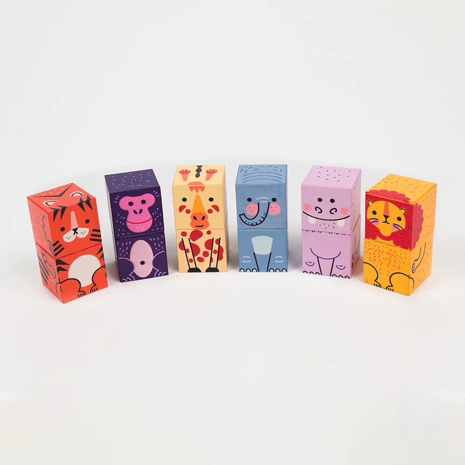 Juego Magnético Imacube Baby - Savannah-4