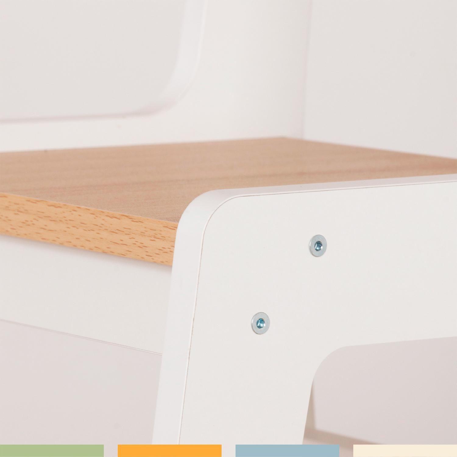 Set Mesa y 2 Sillas Infantil Madera con Cajones Bandú-6