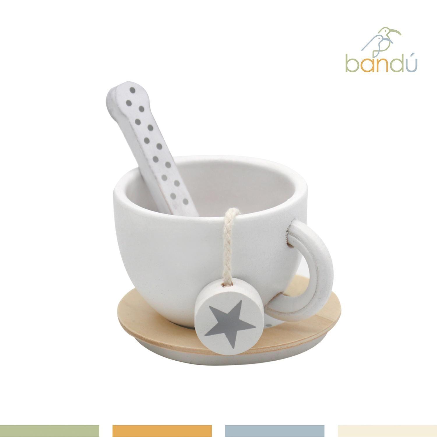 Set Juego Tazas De Té Juguete Didáctico 16pcs Madera Bandú-6