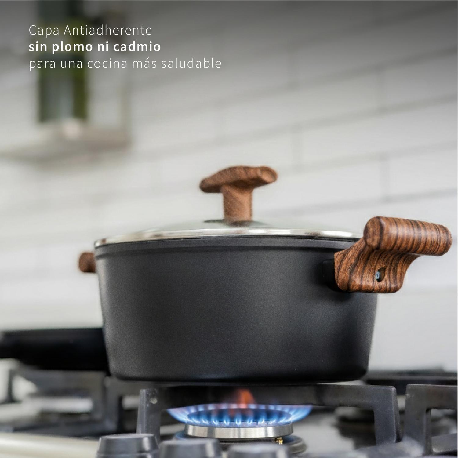 Batería de Cocina Antiadherente Oregon 5 Piezas Simplit-6