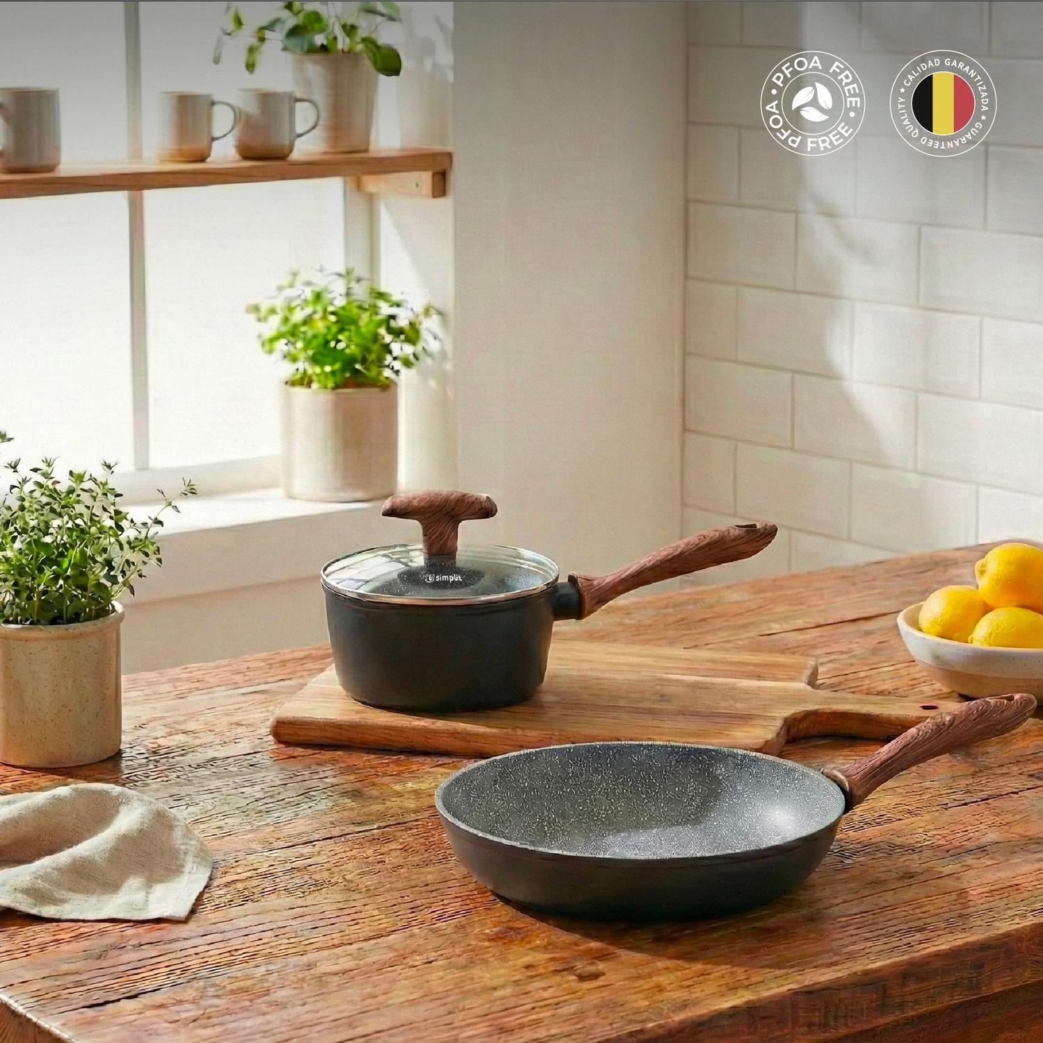 Batería de Cocina Antiadherente Oregon 5 Piezas Simplit-7