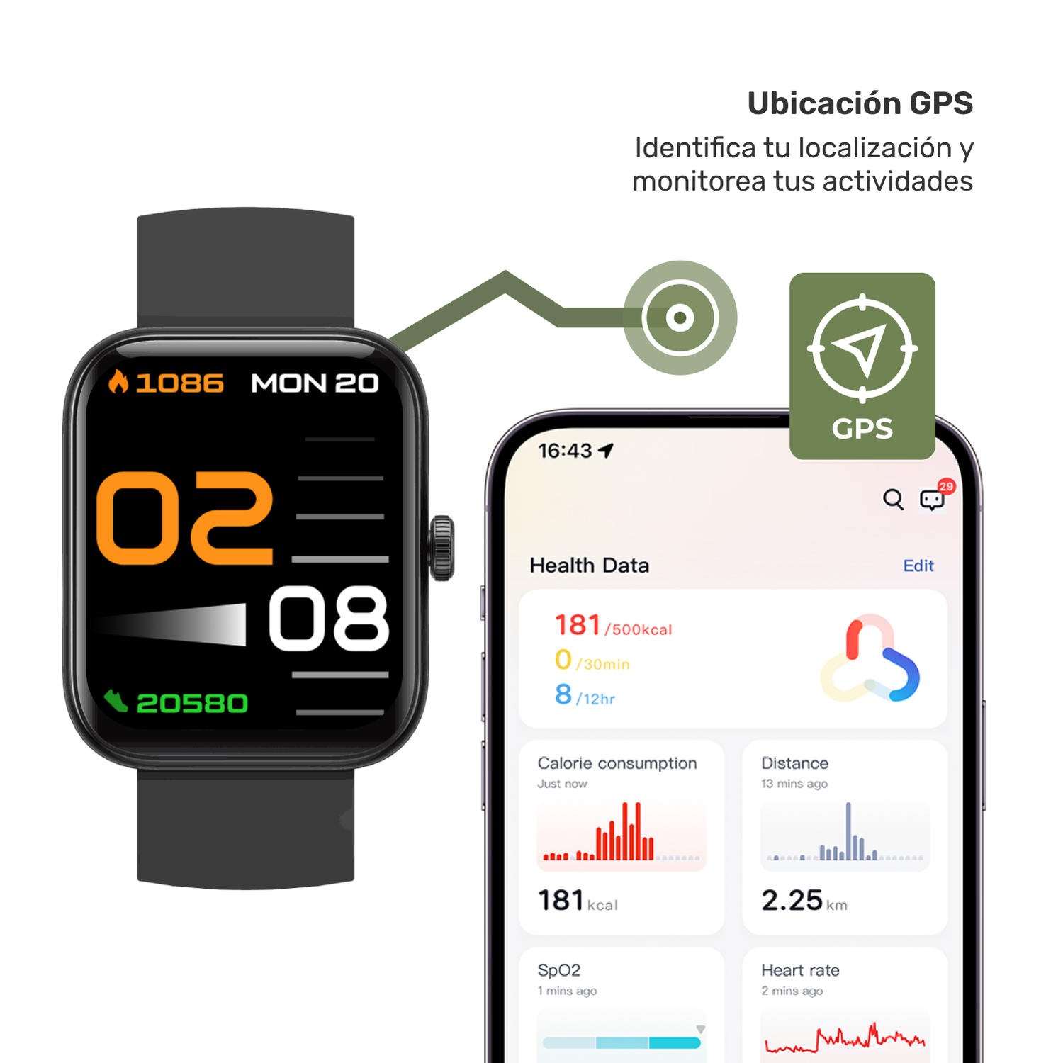 Reloj Smartwatch GPS MoveOn 7 37/38mm-4