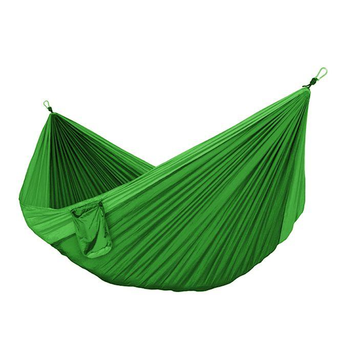Hamaca Camping Pesca Outdoor Lhotse Verde Claro 270 Cm-0