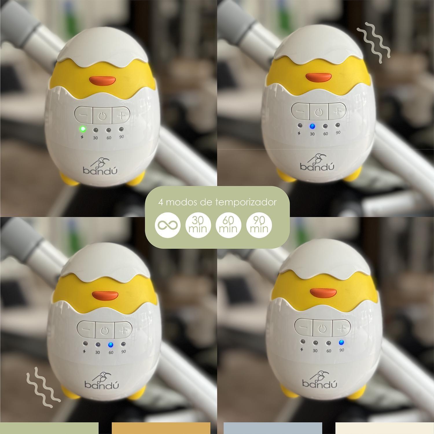 Mecedor Eléctrico Coche Recargable Bebé Baby Chick Bandú-2