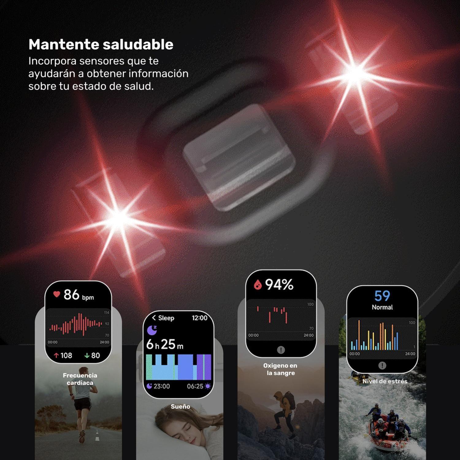 Reloj Smartwatch Lhotse Connect S03 42mm Black-4