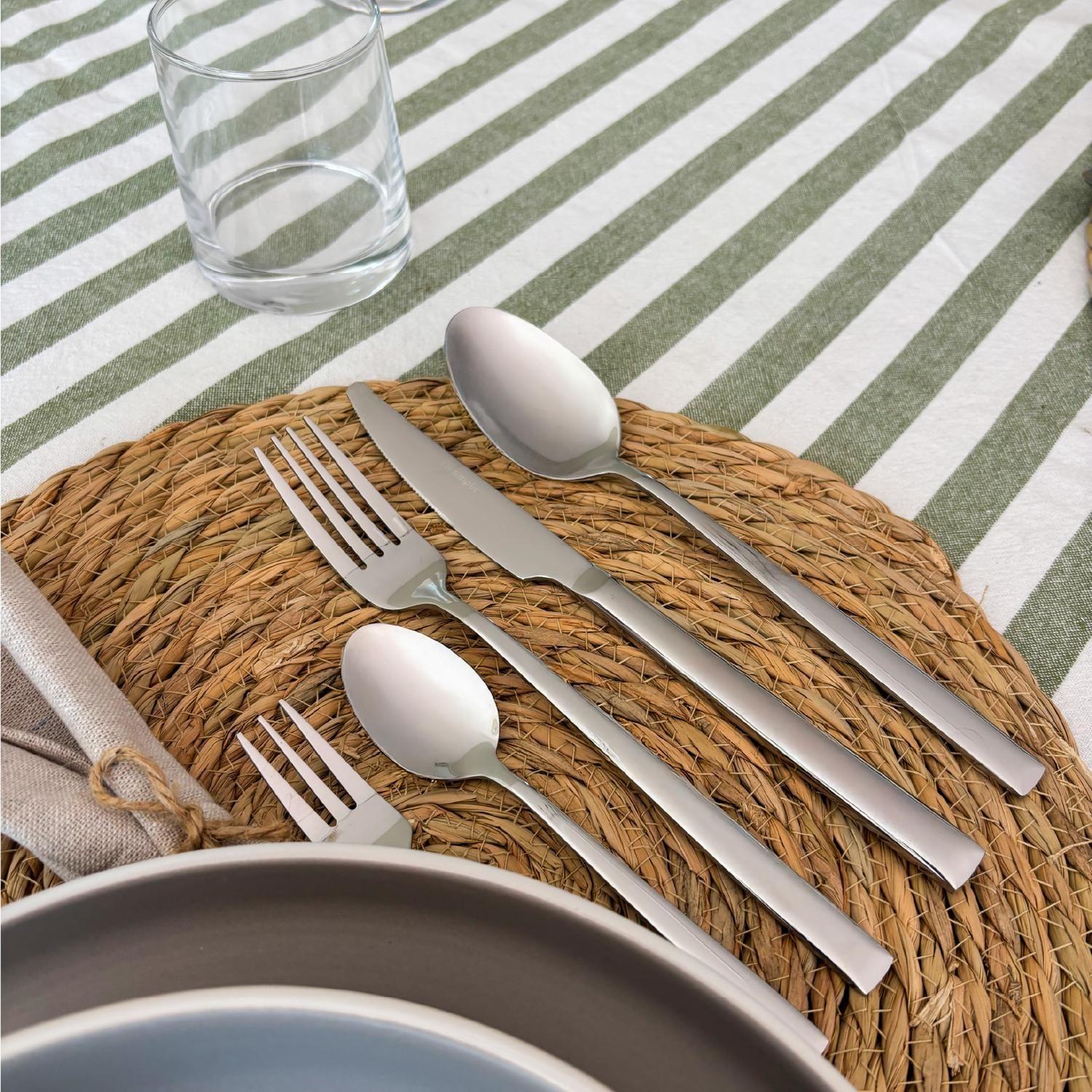 Set de Cuchillería 30 pcs Cubiertos Acero Inoxidable Sicilia-6