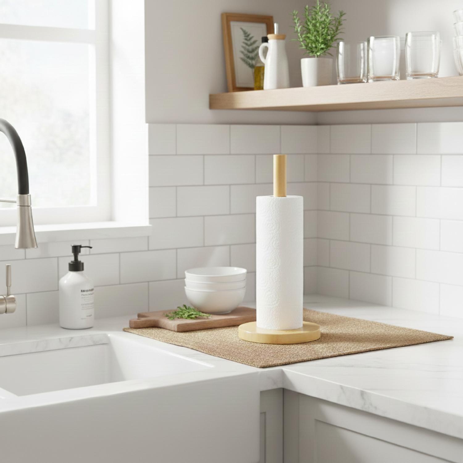 Porta Toalla Nova de Bambú 5Five-3