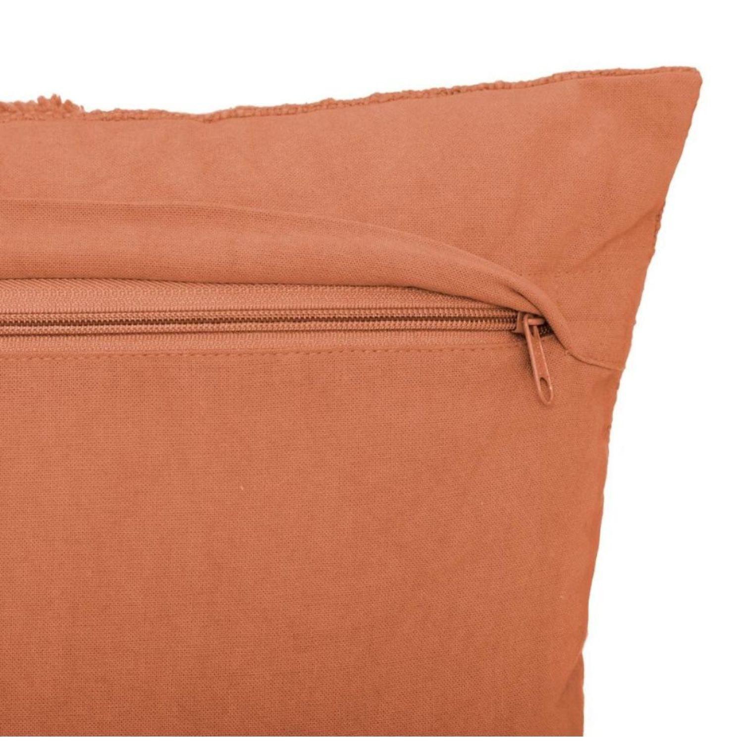 Cojín Decorativo Diseño Inca Algodón y Poliéster Atmosphera Terracota-2