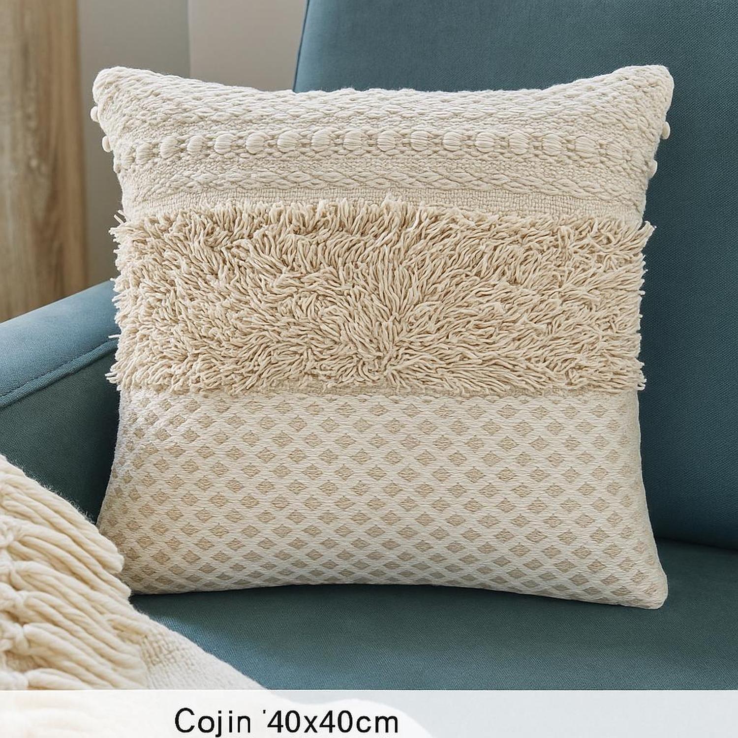 Cojín Decorativo Texturizado Sand 40x40 cm Atmosphera-5