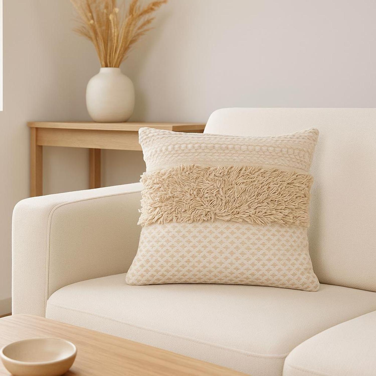 Cojín Decorativo Texturizado Sand 40x40 cm Atmosphera-2
