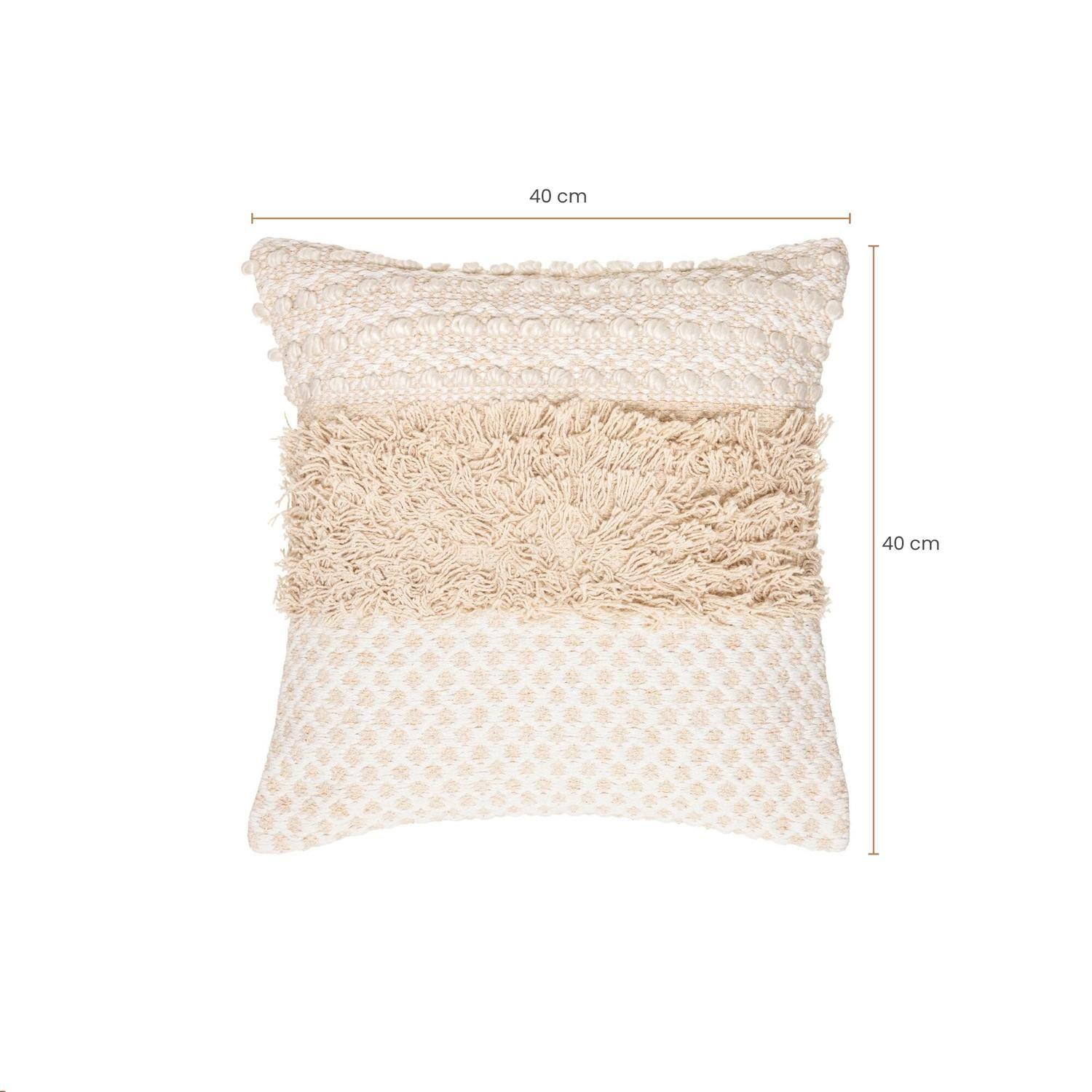 Cojín Decorativo Texturizado Sand 40x40 cm Atmosphera-4