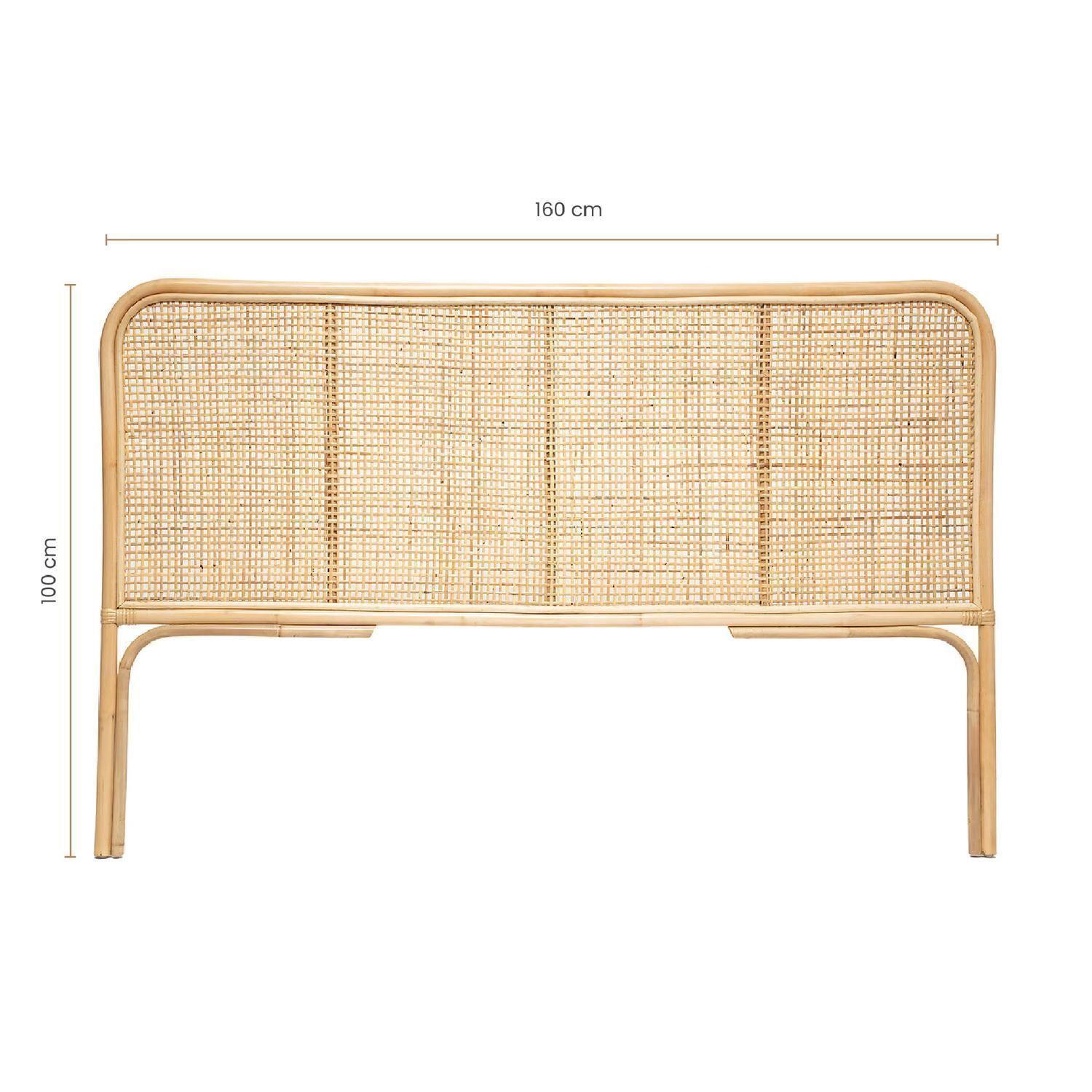 Set Respaldo 2 Plazas + Veladores Madera Ratán Atmosphera-3