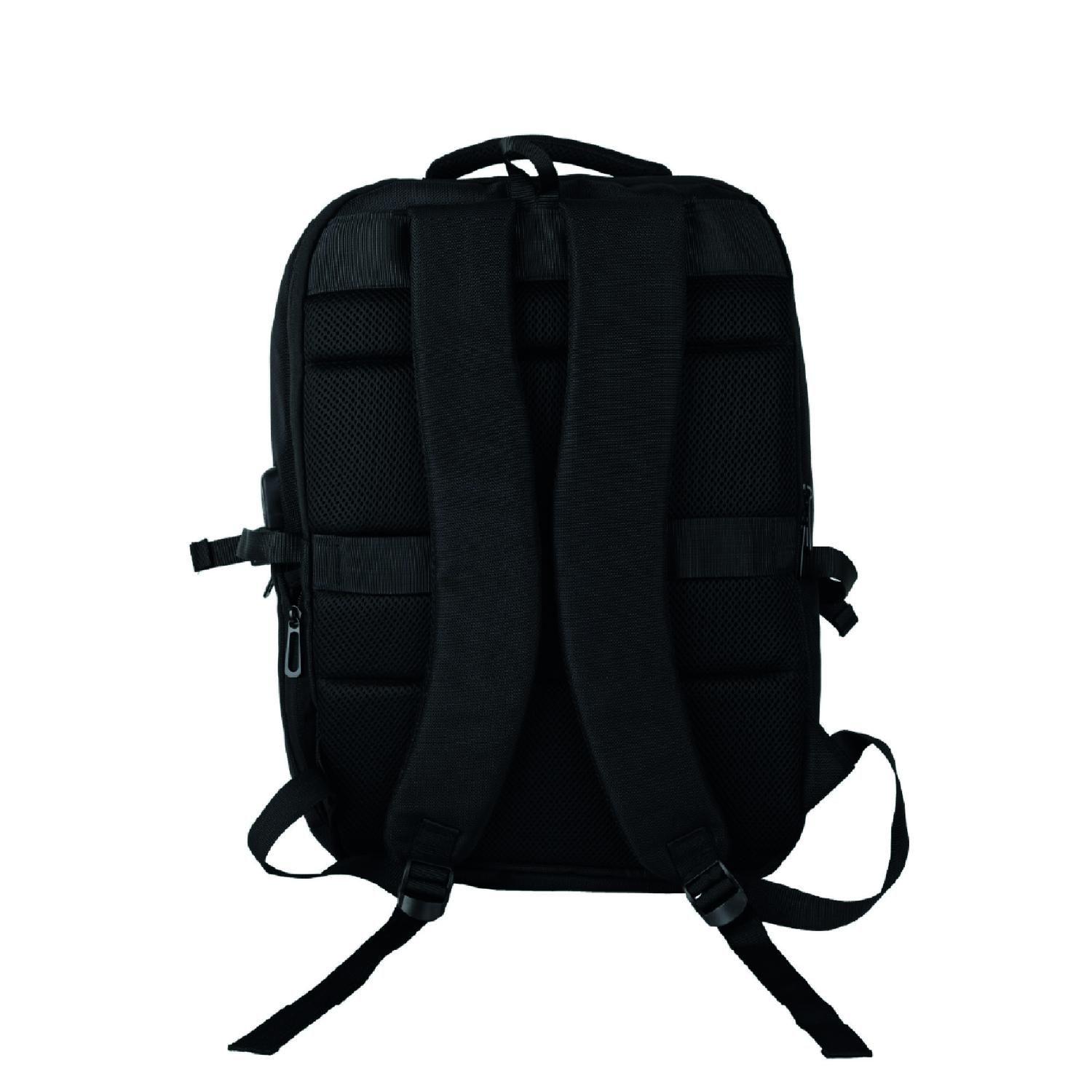 Mochila de viaje Notebook WOLF Negra 15,6" LEVO-7