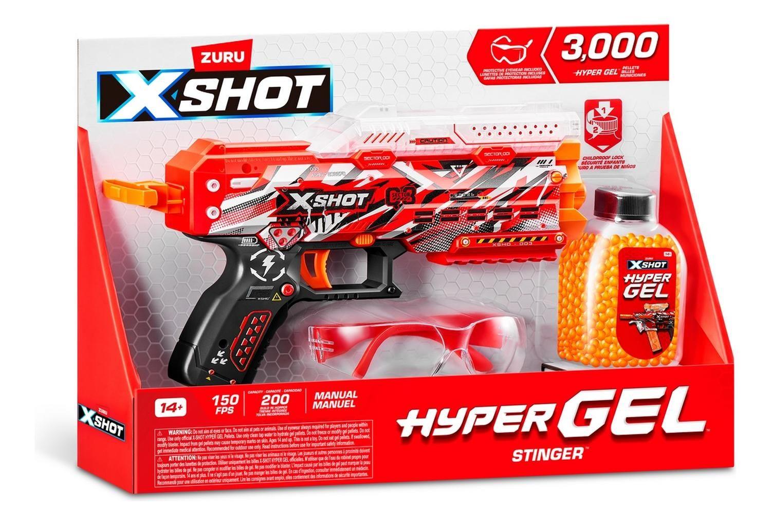 Lanzador De Bolitas X-Shot Pistol Hydrogel Con 3000 Bolitas-2