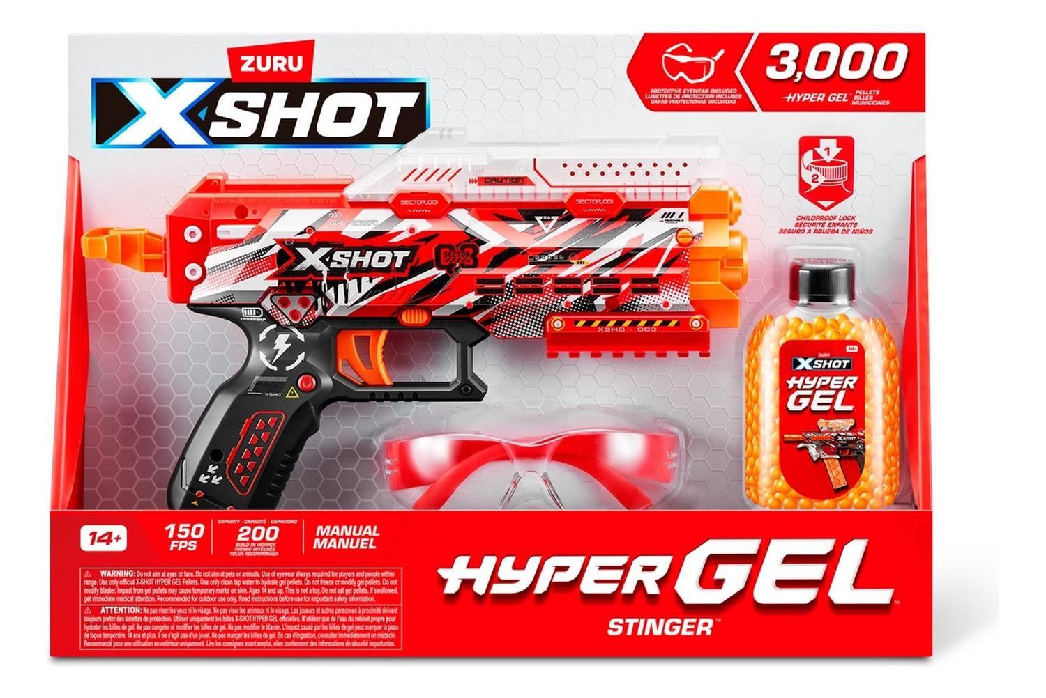 Lanzador De Bolitas X-Shot Pistol Hydrogel Con 3000 Bolitas-3