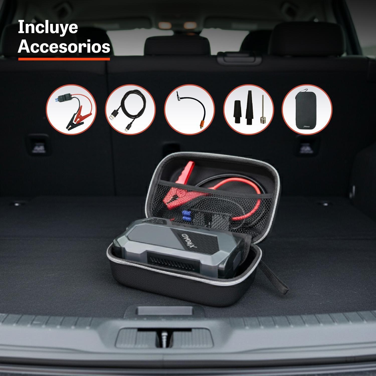 Partidor De Batería Portátil Con Compresor De Aire 12V XRoad-6